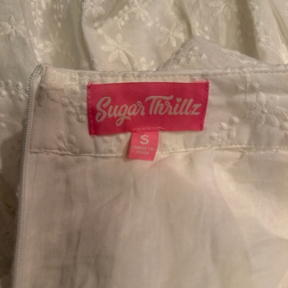 Sugar Thrillz White Embroidered Maxi Skirt - Picture 5 of 6